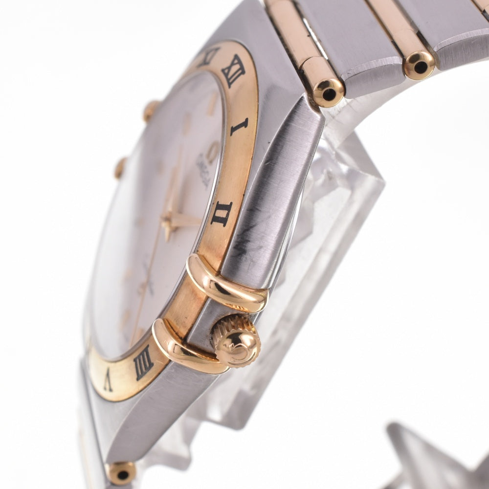 with paper OMEGA Constellation date 1212.30 Stainless Steel/K18YG full bar Silver Dial Quartz Men's
 Watch I#142656