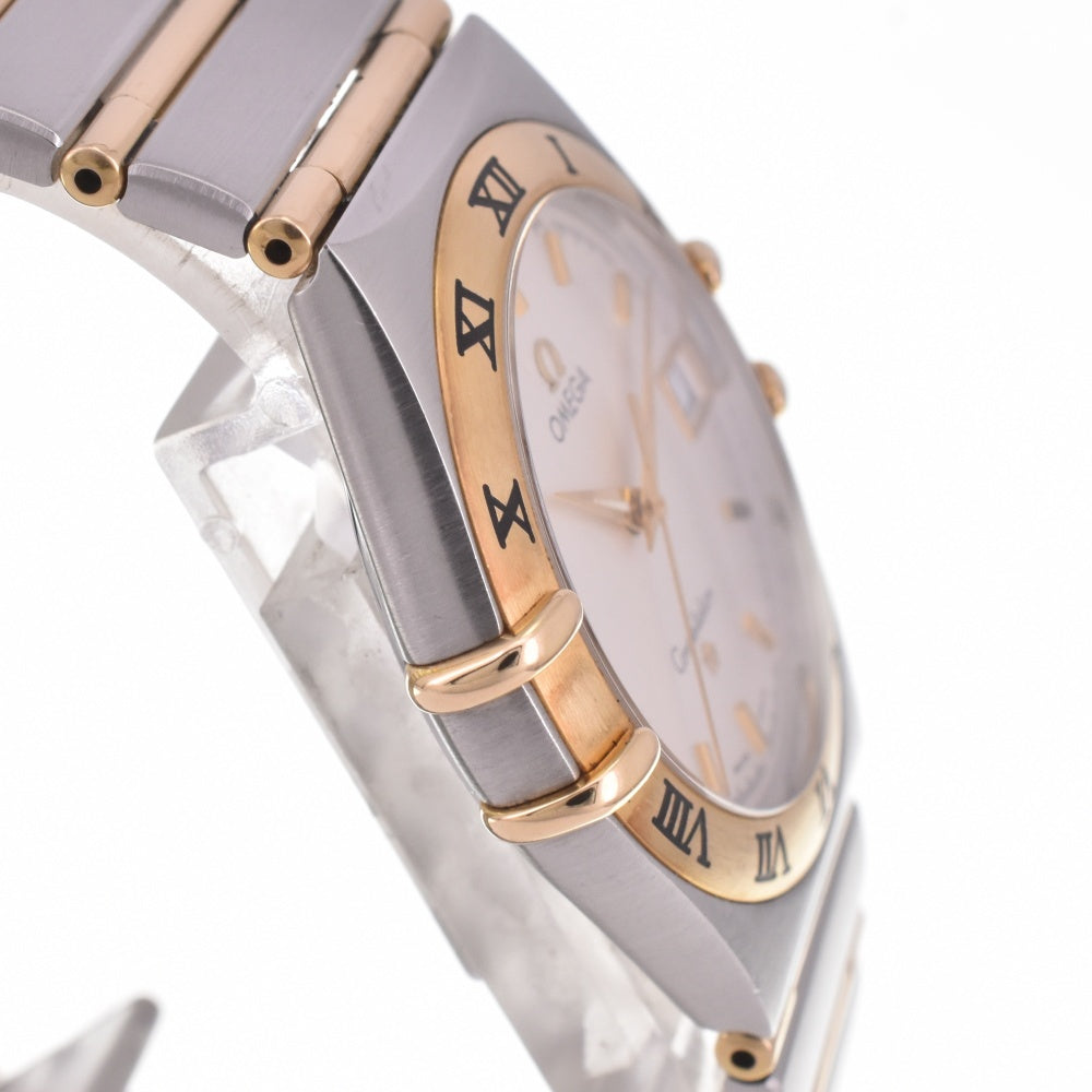 with paper OMEGA Constellation date 1212.30 Stainless Steel/K18YG full bar Silver Dial Quartz Men's
 Watch I#142656