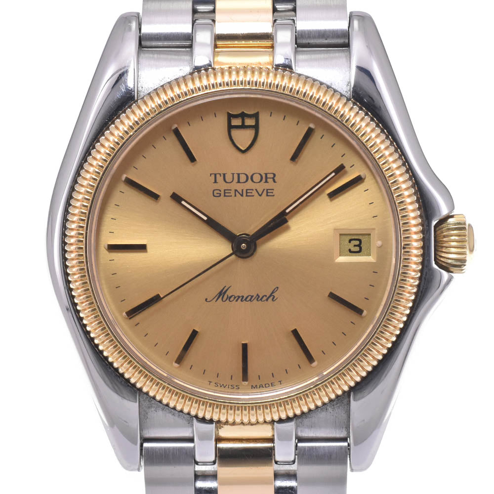 with paper TUDOR Monarch Date Ref.15733 Stainless Steel/YG gold Dial Quartz Unisex
 Watch K#142659