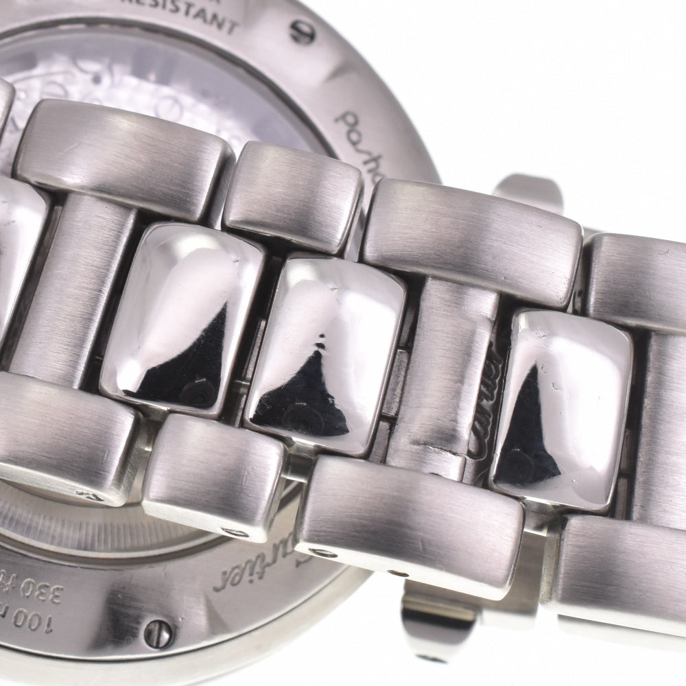 CARTIER Pasha W31037H3 GMT power reserve date Silver Dial Automatic Men's
 Watch I#142661