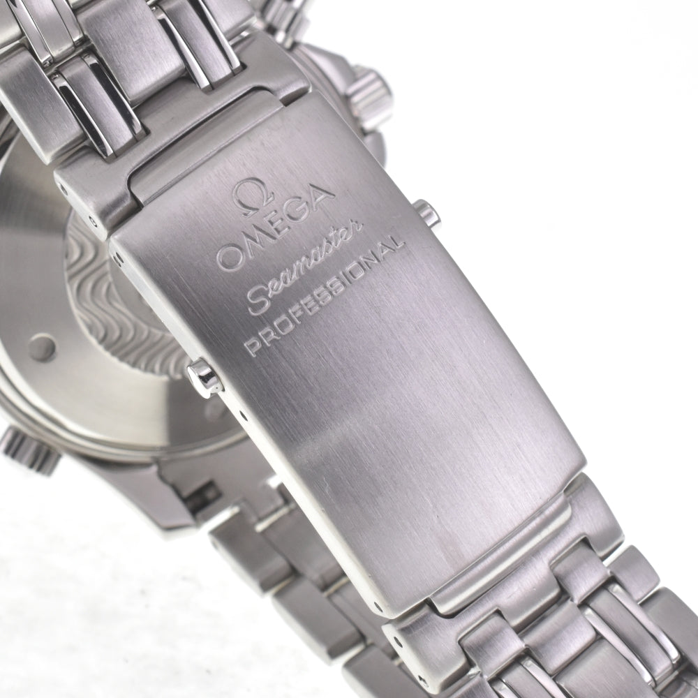 with paper OMEGA Seamaster300 2599.80 Chronograph Date blue Dial Automatic Men's
 Watch I#142664