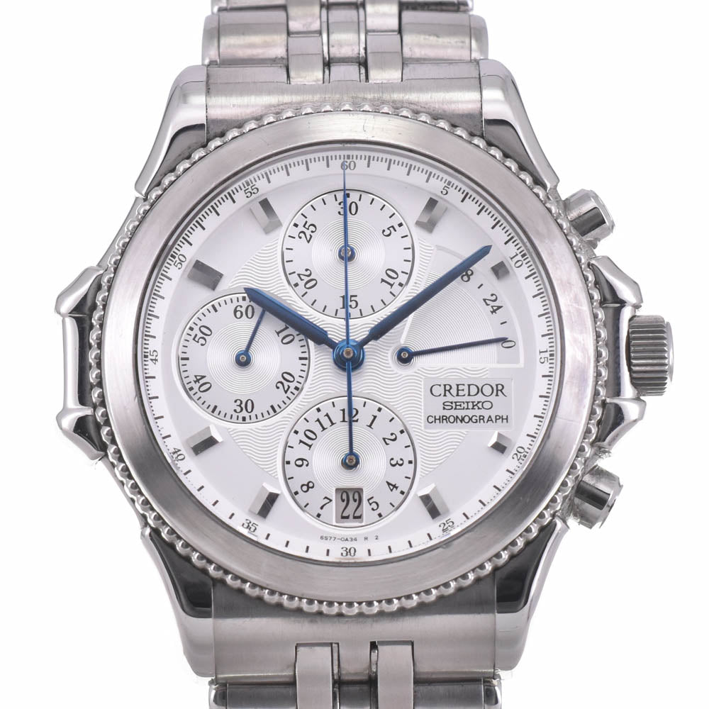 SEIKO CREDOR PACIFIQUE CHRONOGRAPH GCBK995/6S77-0A10 Power reserve Silver Dial Automatic Men's
 Watch K#142666