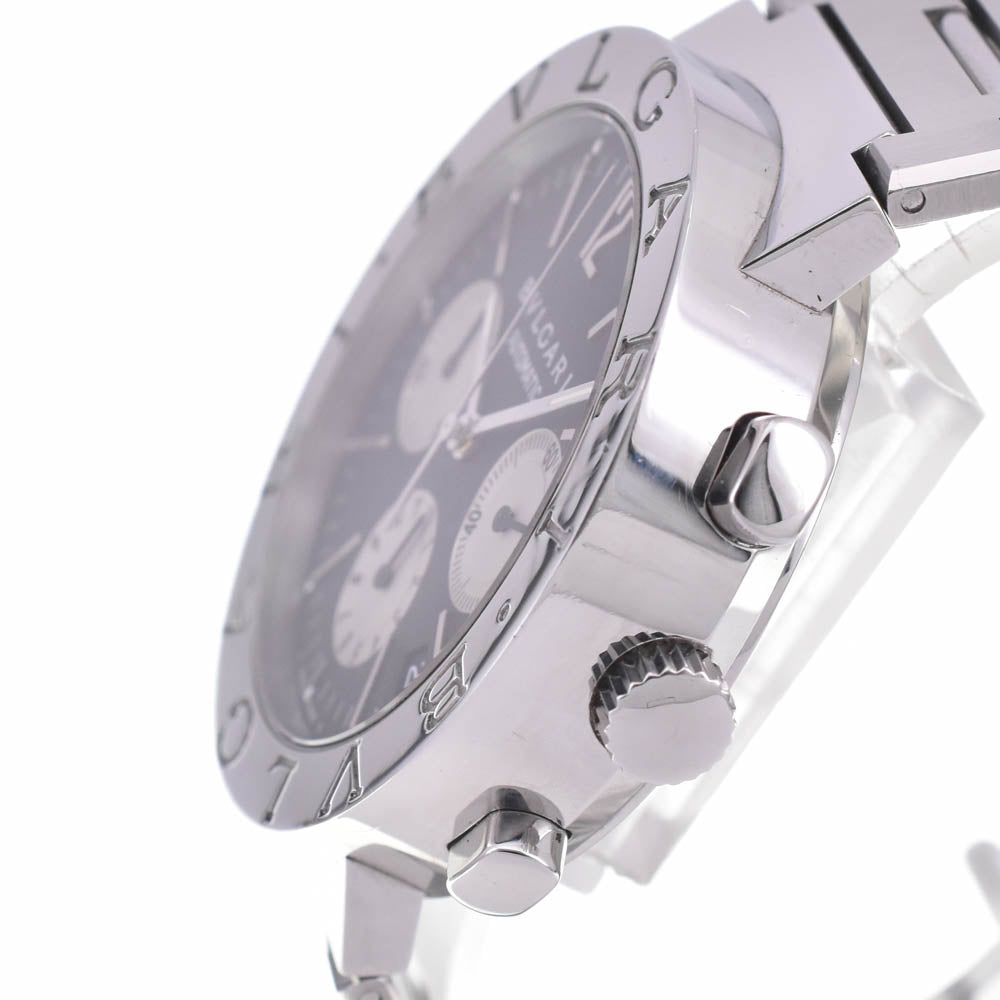 BVLGARI Bulgari Bulgari BB38SSCH Chronograph Date Black / Silver Dial Automatic Men's
 Watch L#142667