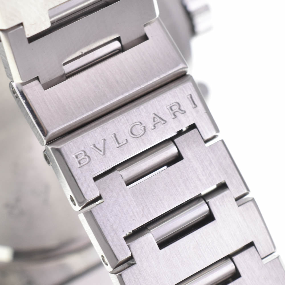 BVLGARI Bulgari Bulgari BB38SSCH Chronograph Date Black / Silver Dial Automatic Men's
 Watch L#142667