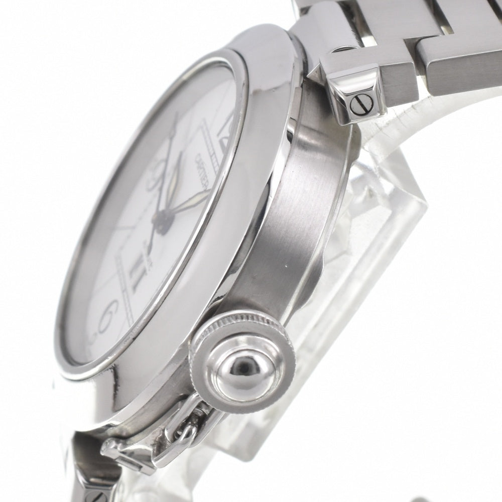 with paper CARTIER Pasha C Big Date W31055M7 white Dial Automatic Boy's
 Watch J#142668