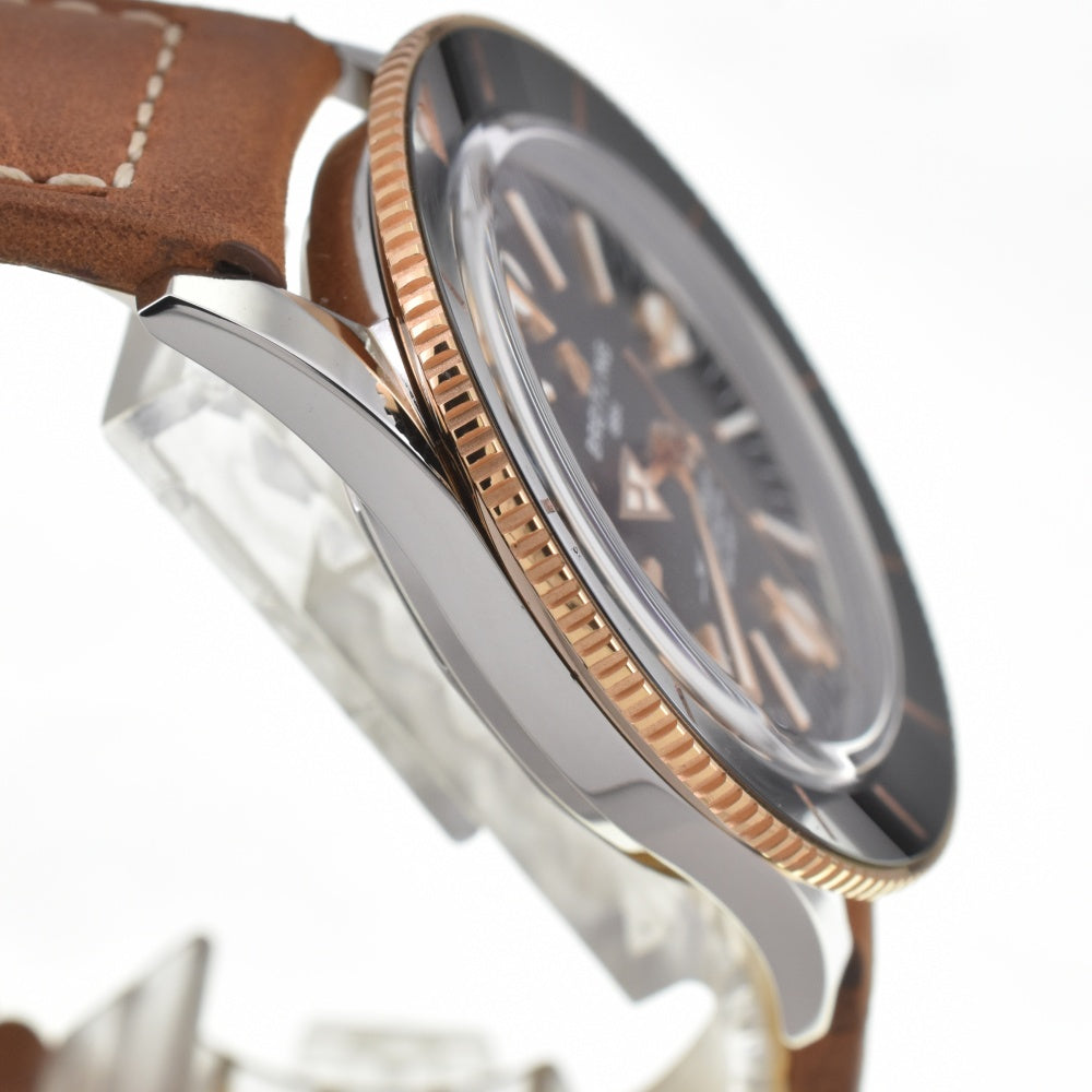 with paper BREITLING Superocean Heritage 57 U10370 RG Bezel black Dial Automatic Men's
 Watch J#142674