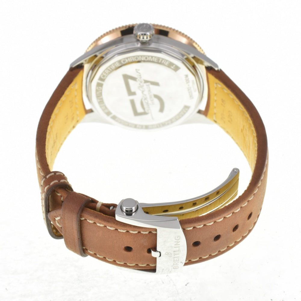 with paper BREITLING Superocean Heritage 57 U10370 RG Bezel black Dial Automatic Men's
 Watch J#142674