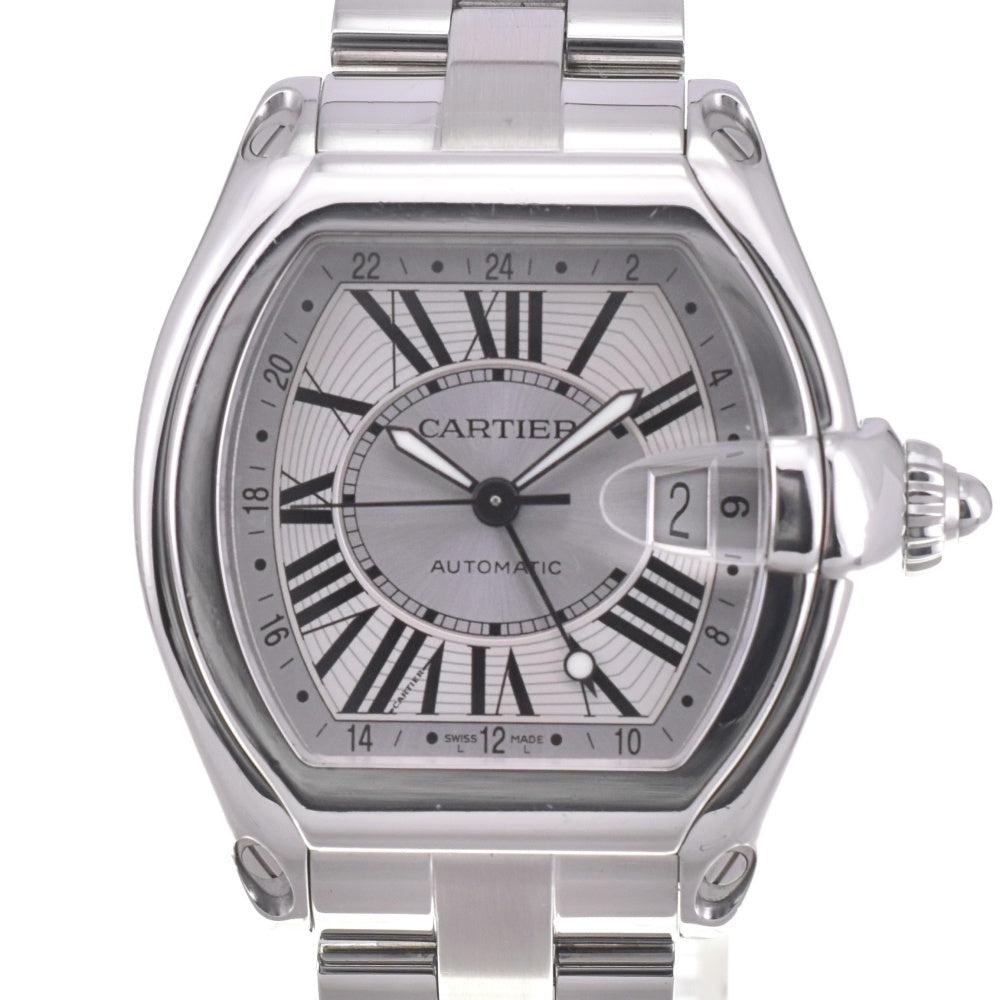 CARTIER Roadster XL W62032X6 Date Silver Dial Automatic Men's
 Watch K#142678