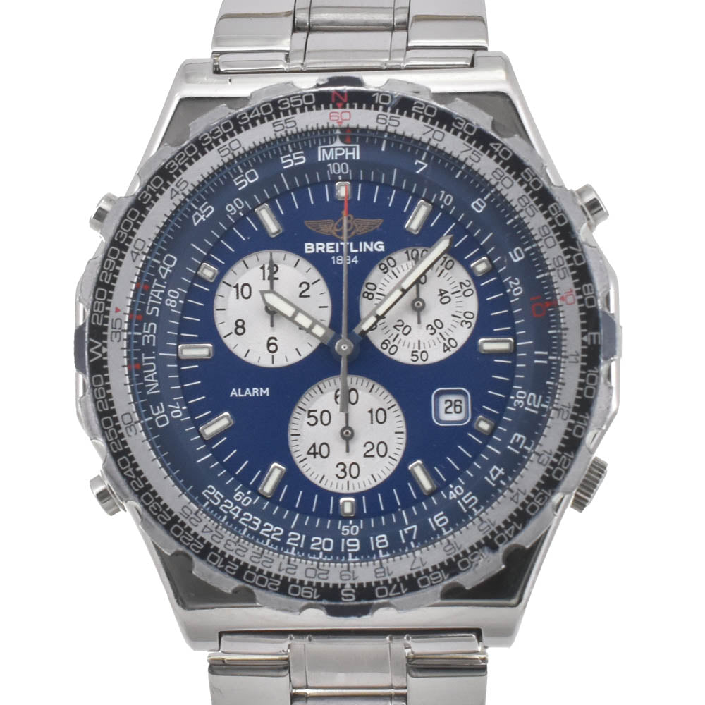 with paper BREITLING Jupiter pilot A59028 Chronograph Date Blue / Silver Dial Quartz Men's
 Watch J#142684