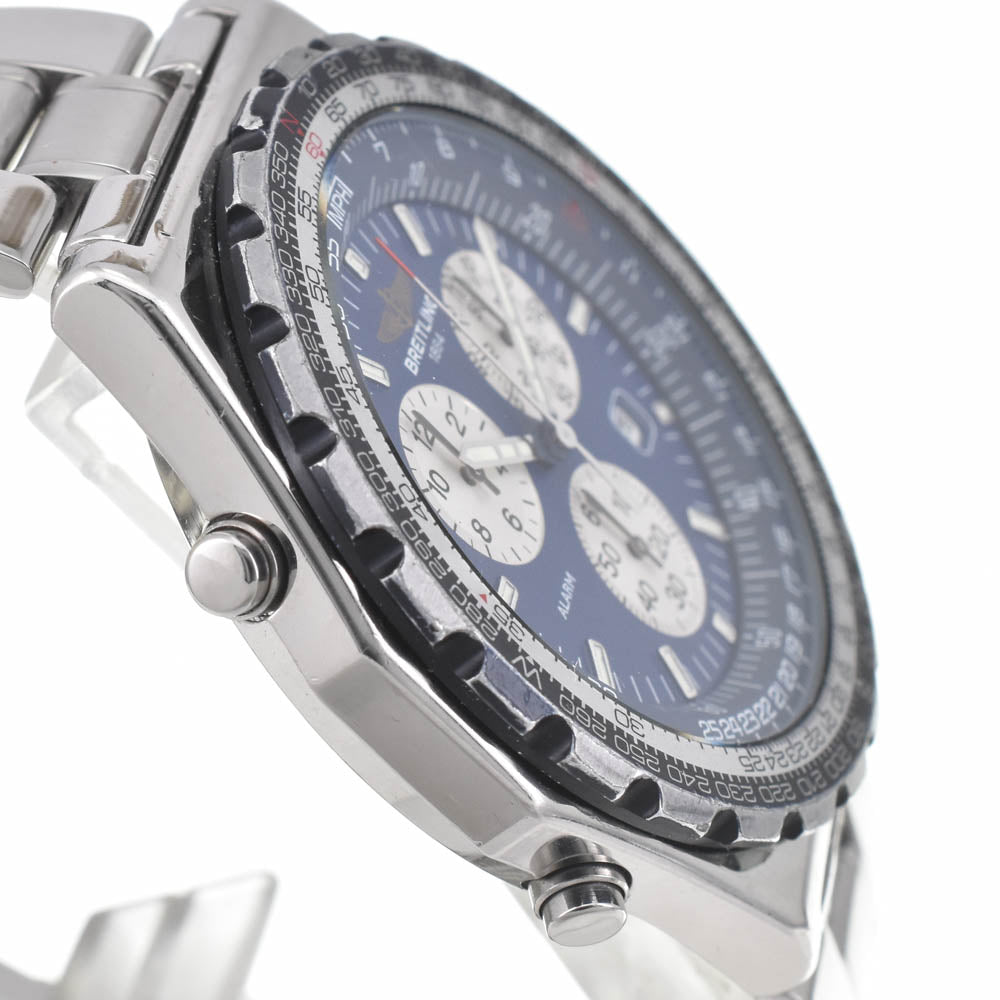 with paper BREITLING Jupiter pilot A59028 Chronograph Date Blue / Silver Dial Quartz Men's
 Watch J#142684