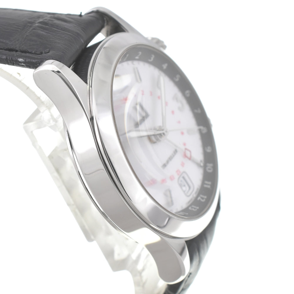 with paper Dunhill Cityscape traveler 8024 GMT white Dial Automatic Men's
 Watch J#142685