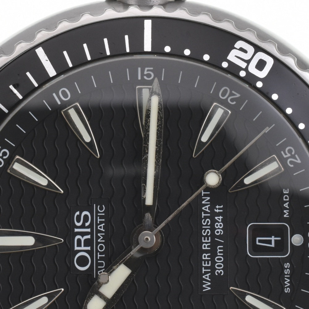 with paper ORIS Divers Date 01 733 7533 8454-07 8 24 01PEB black Dial Automatic Men's
 Watch J#142686