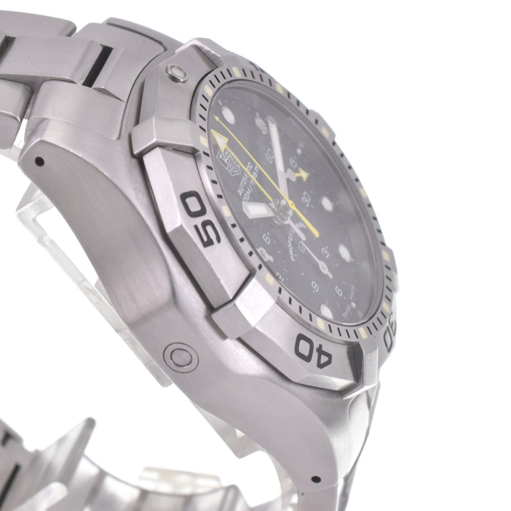 TAG HEUER Aquagraph CN211A Chronograph black Dial Automatic Men's
 Watch K#142688