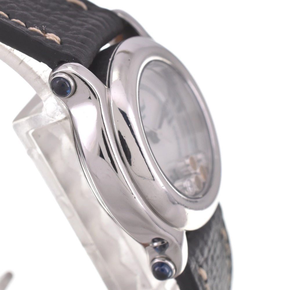 with paper Chopard Happy sports 27/8245-23 2P Diamond 3P Yellow Sapphire White shell Dial Quartz Ladies
 Watch J#142690