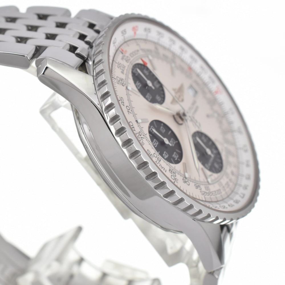 BREITLING Navi timer A13324 Chronograph Date Silver / Black Dial Automatic Men's
 Watch J#142695