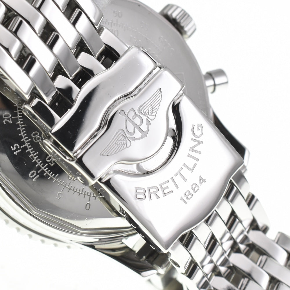 BREITLING Navi timer A13324 Chronograph Date Silver / Black Dial Automatic Men's
 Watch J#142695