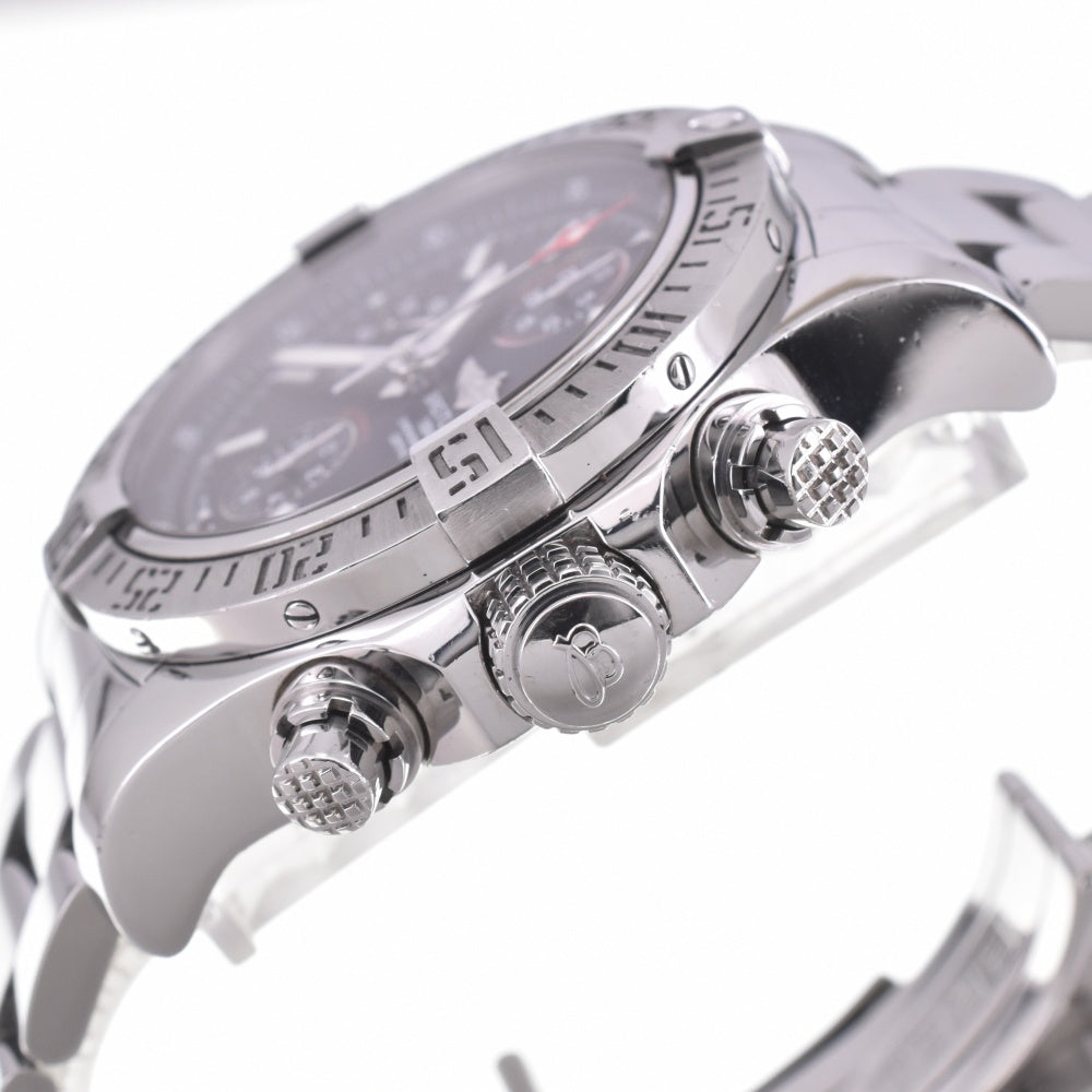 with paper BREITLING Avenger II A13381 Chronograph Date black Dial Automatic Men's
 Watch J#142696
