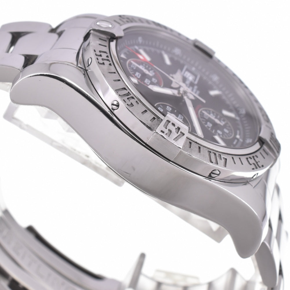 with paper BREITLING Avenger II A13381 Chronograph Date black Dial Automatic Men's
 Watch J#142696