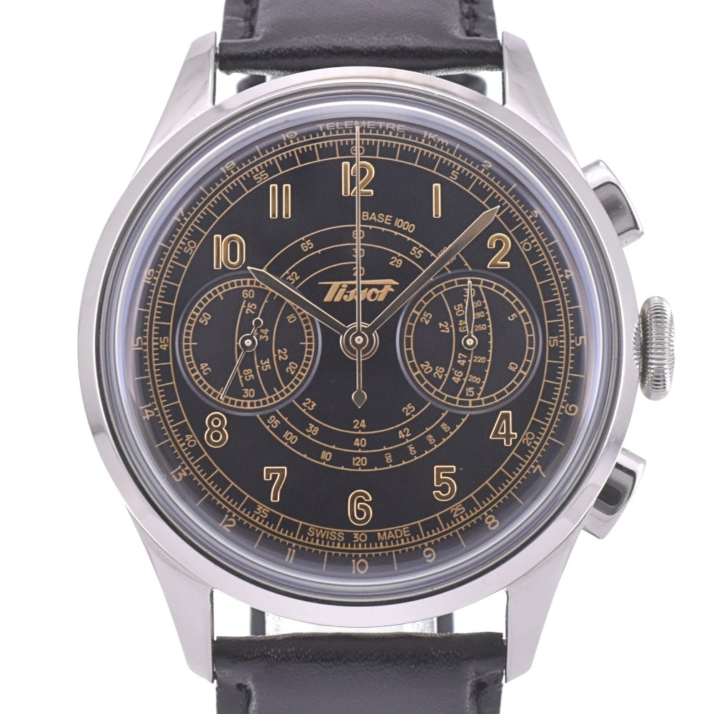 TISSOT Telemeter 1938 T142.462.16.052.00 Chronograph black Dial Automatic Men's
 Watch J#142698
