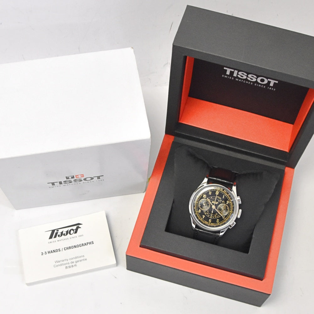 TISSOT Telemeter 1938 T142.462.16.052.00 Chronograph black Dial Automatic Men's
 Watch J#142698