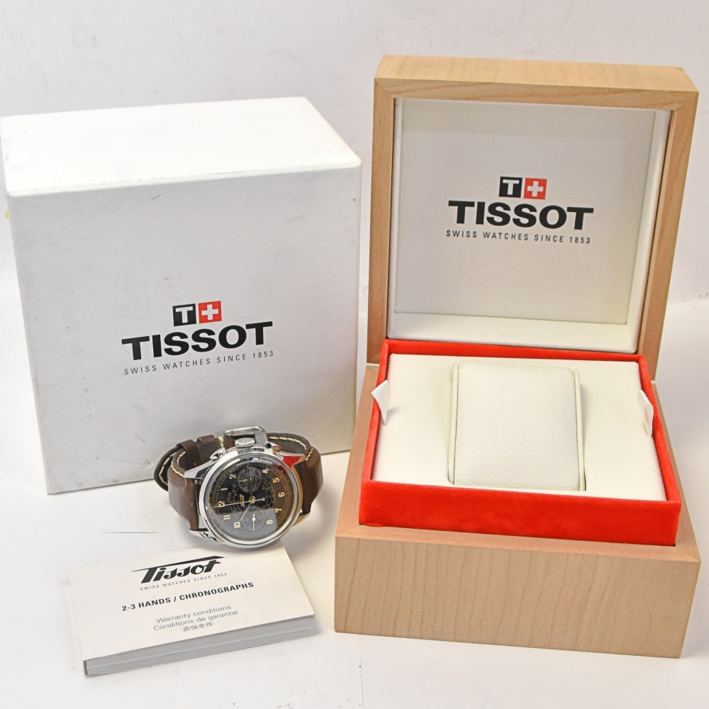 TISSOT Telemeter 1938 T142.462.16.052.00 Chronograph black Dial Automatic Men's
 Watch J#142699