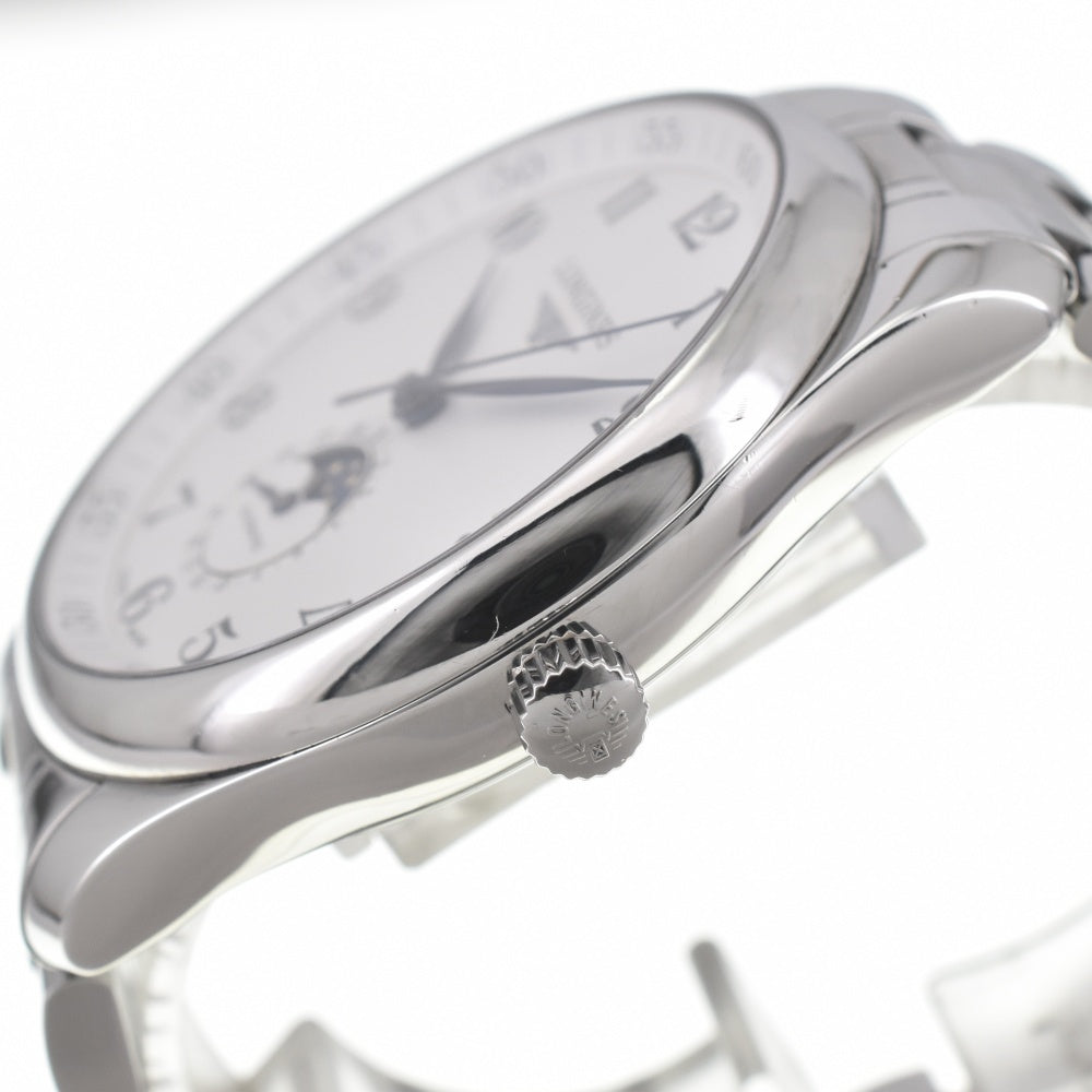 LONGINES Master collection L2.919.4.78.6 Moon phase date Silver Dial Automatic Men's
 Watch J#142700