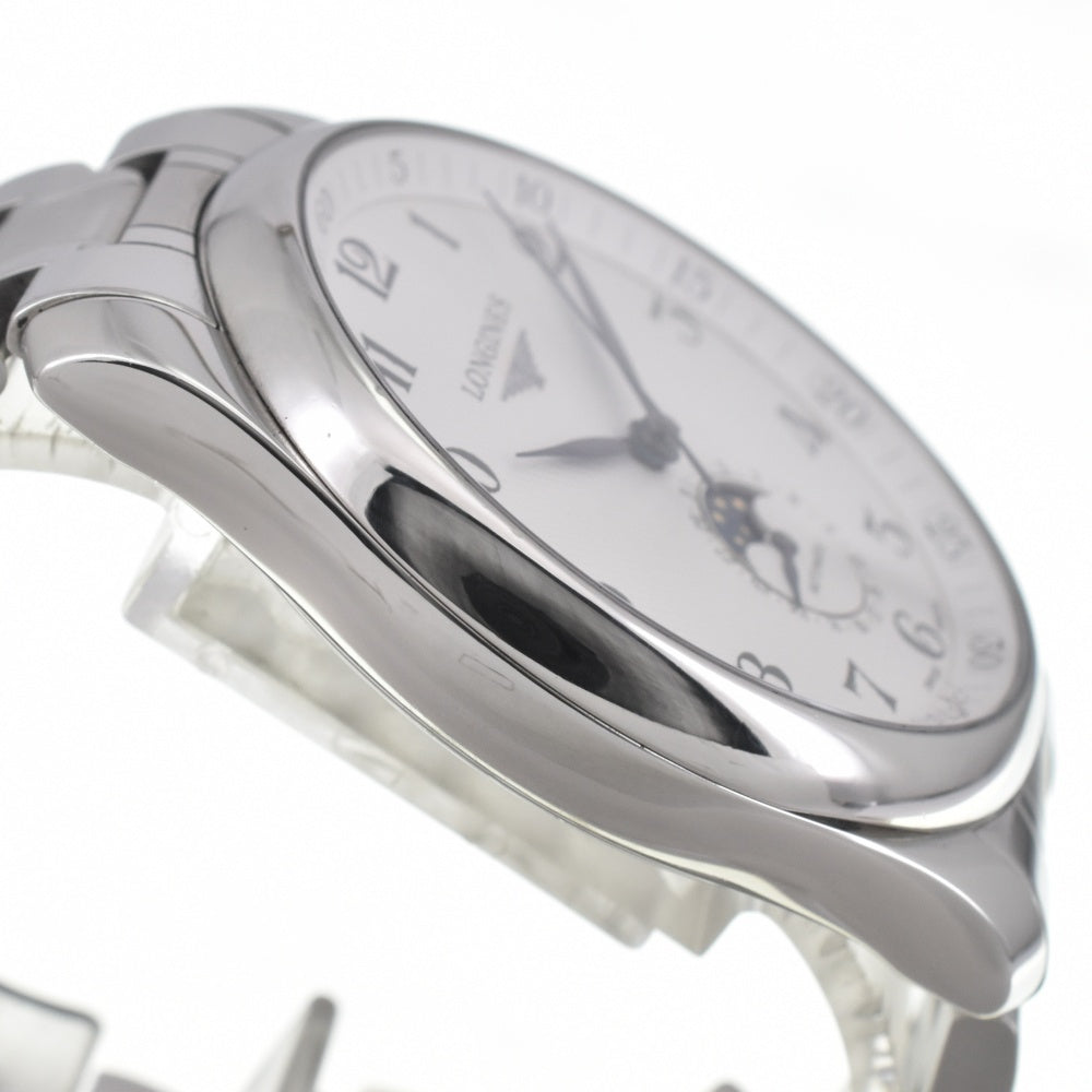 LONGINES Master collection L2.919.4.78.6 Moon phase date Silver Dial Automatic Men's
 Watch J#142700