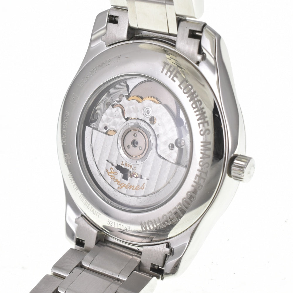 LONGINES Master collection L2.919.4.78.6 Moon phase date Silver Dial Automatic Men's
 Watch J#142700