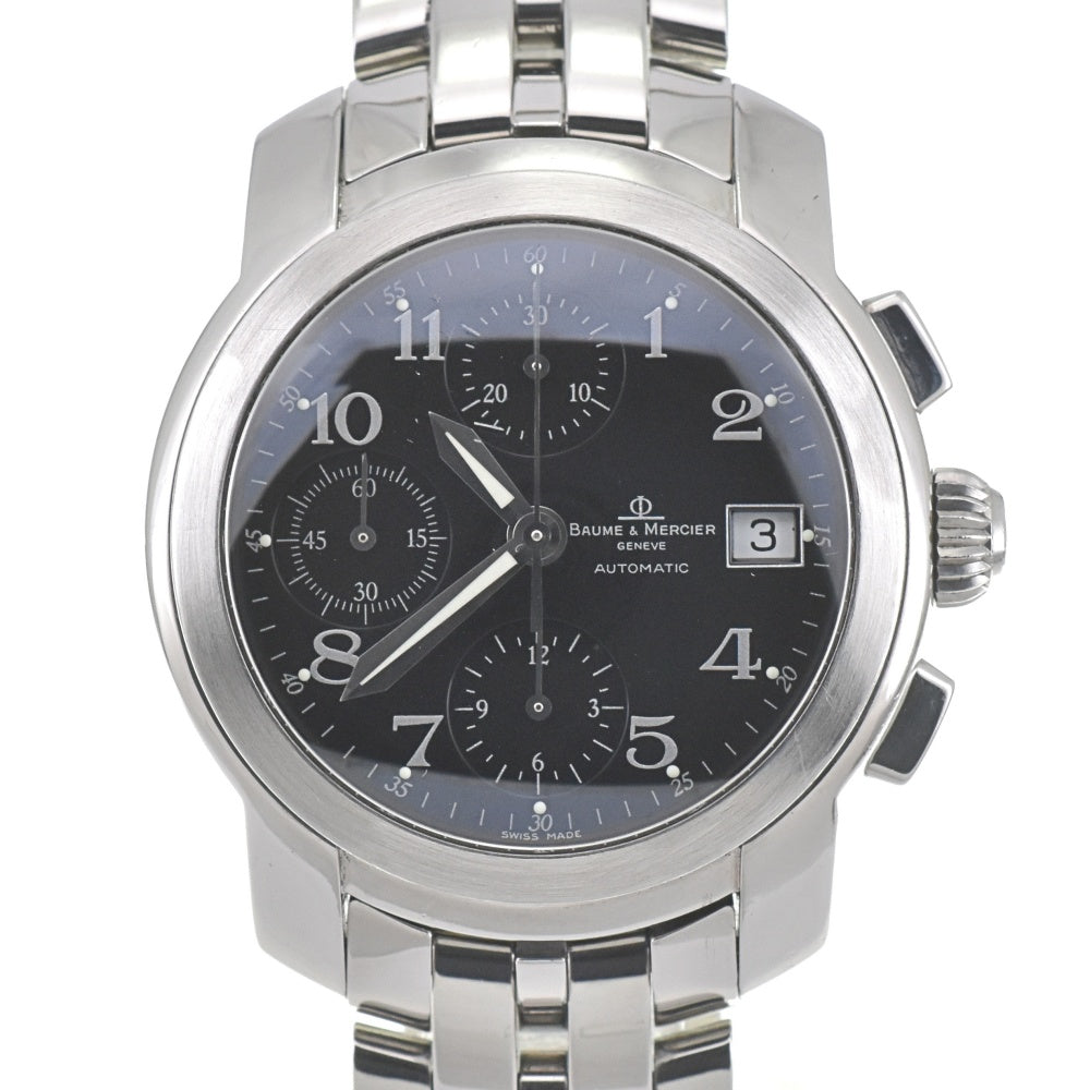 Baume & Mercier Kay Platn MV045216 Chronograph Date black Dial Automatic Men's
 Watch J#142701