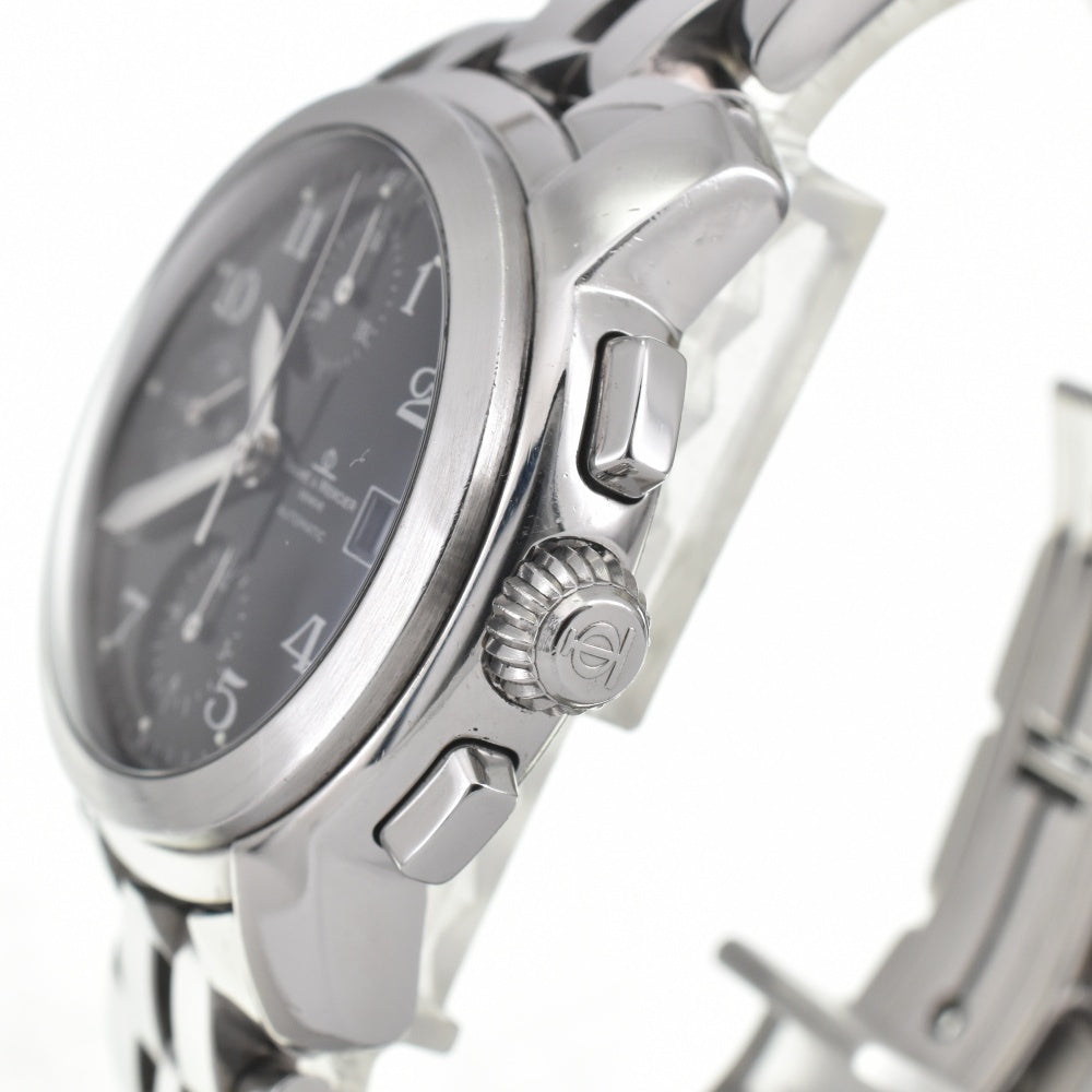 Baume & Mercier Kay Platn MV045216 Chronograph Date black Dial Automatic Men's
 Watch J#142701
