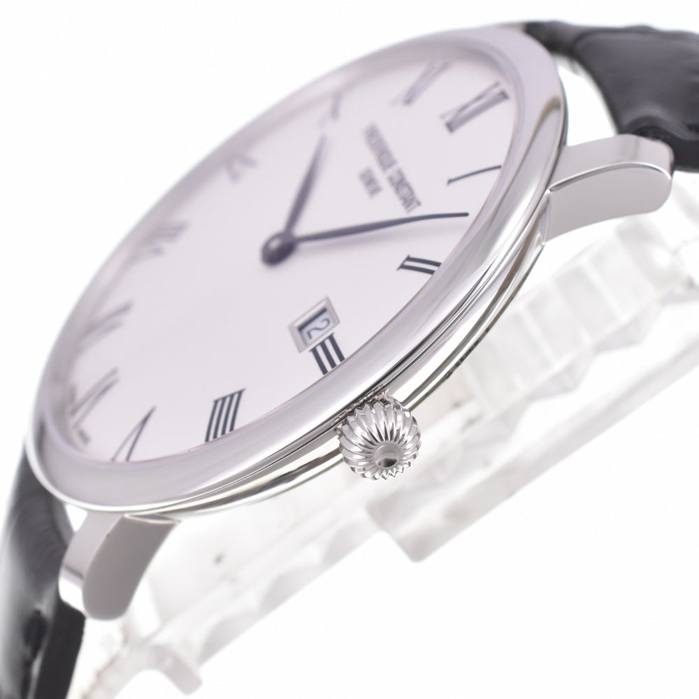 with paper FREDERIQUE CONSTANT Slim line FC-306MR4S6 Date Silver Dial Automatic Men's
 Watch J#142703