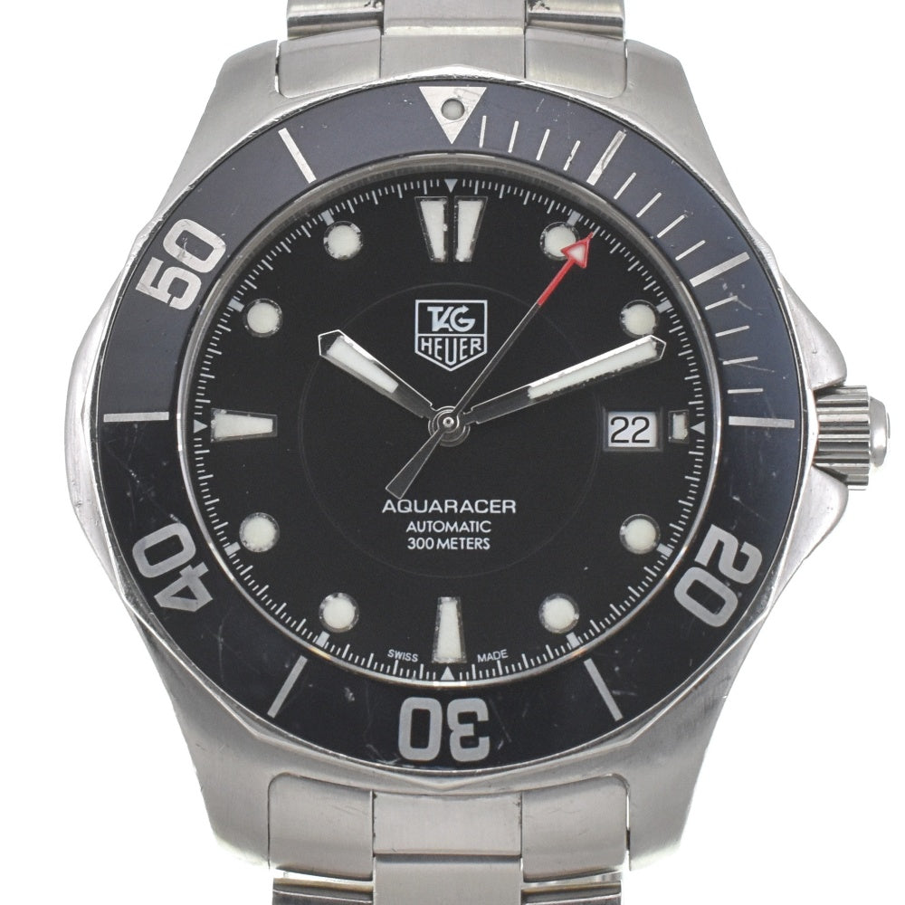 with paper TAG HEUER Aqua racer WAB2010 Date black Dial Automatic Men's
 Watch K#142704