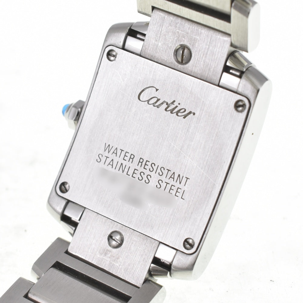 CARTIER Tank francaise SM W51008Q3 Ivory Dial Quartz Ladies
 Watch J#142707