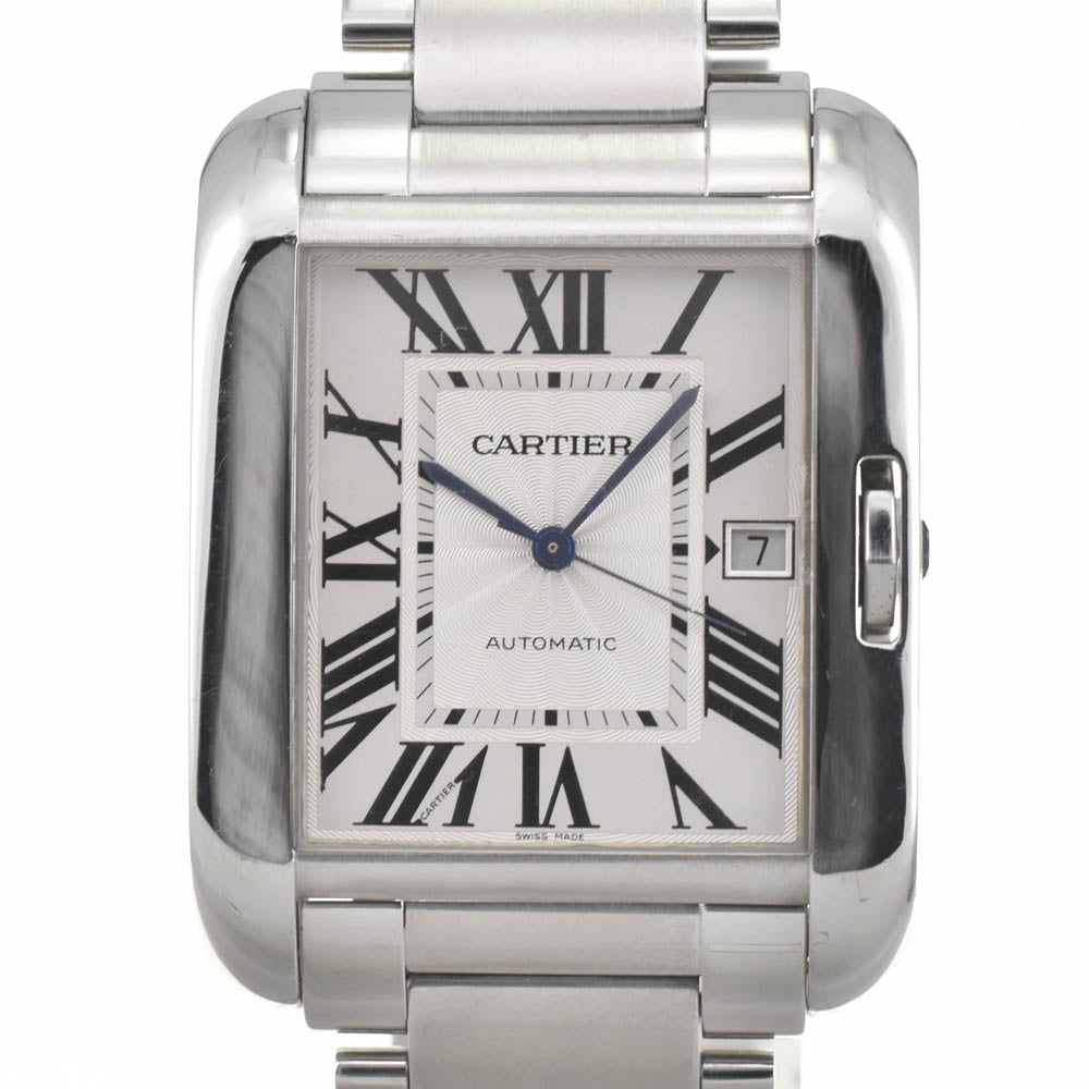 CARTIER Tank Anglaise XL W5310008 Date Silver Dial Automatic Men's
 Watch J#142708