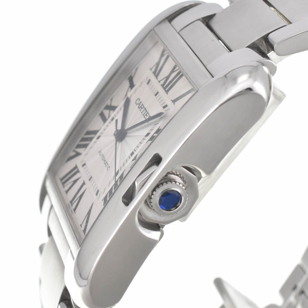 CARTIER Tank Anglaise XL W5310008 Date Silver Dial Automatic Men's
 Watch J#142708