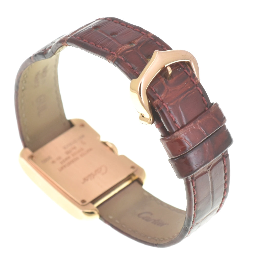 with paper CARTIER Tank anglaise WJTA0007 11P Diamond Silver Dial Quartz Unisex
 Watch J#142710