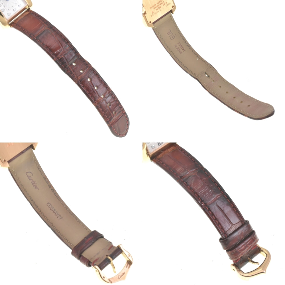 with paper CARTIER Tank anglaise WJTA0007 11P Diamond Silver Dial Quartz Unisex
 Watch J#142710