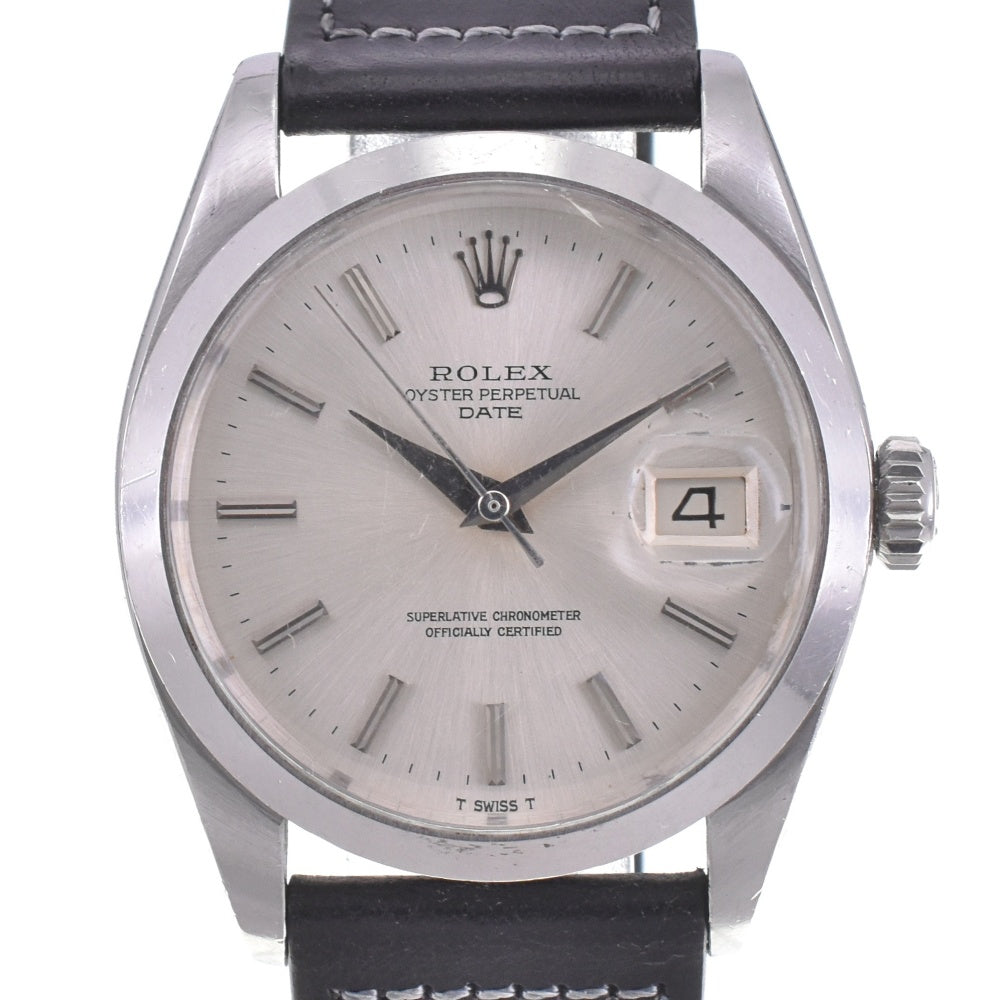 ROLEX Oyster perpetual date Ref.1500 vintage Cal.1570 Silver Dial Automatic Men's
 Watch M#142712