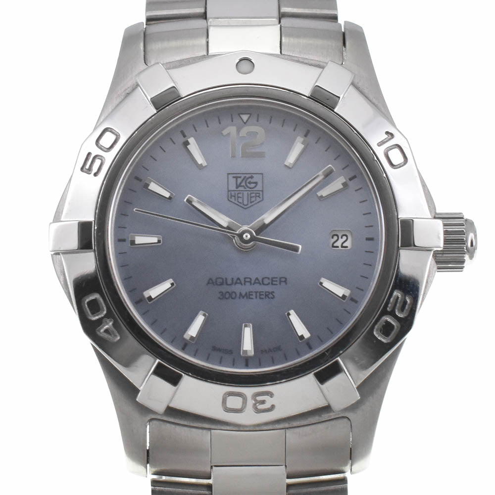 with paper TAG HEUER Aqua racer WAF1417.BA0812 Blue shell Dial Quartz Ladies
 Watch J#142718