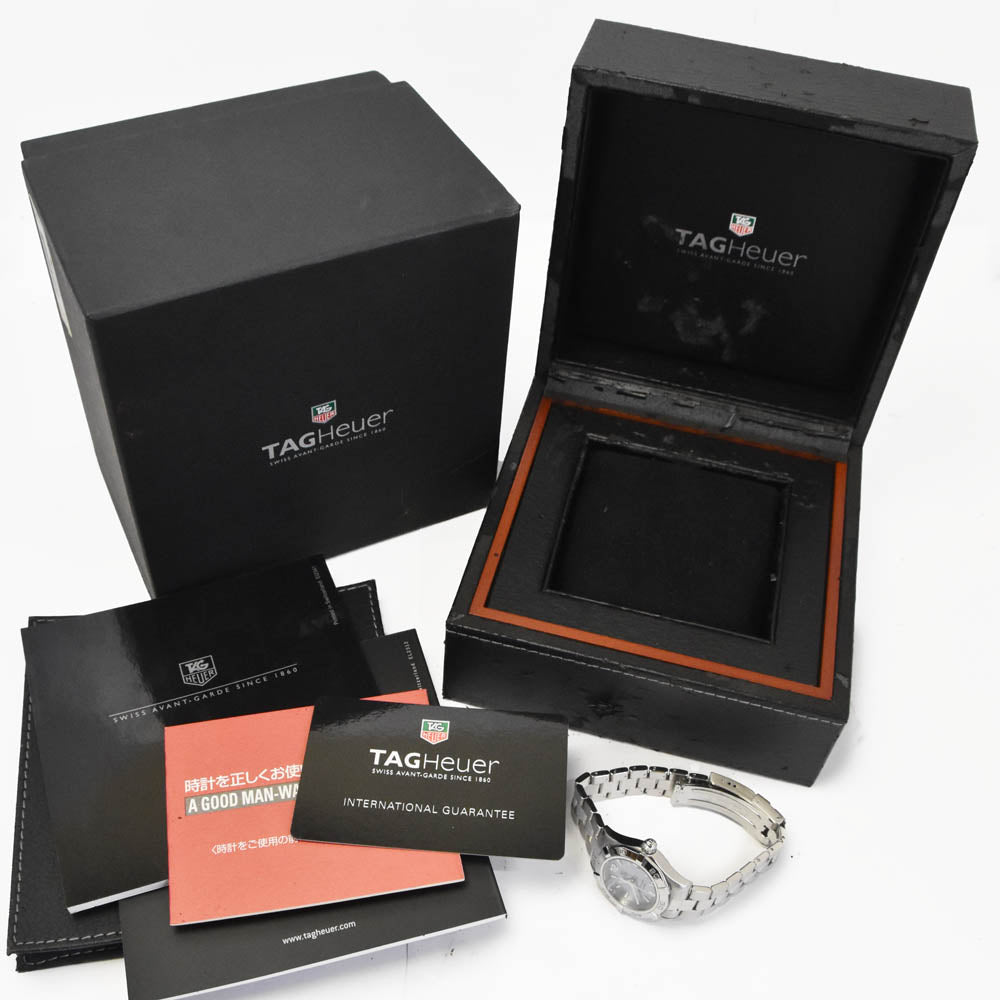 with paper TAG HEUER Aqua racer WAF1417.BA0812 Blue shell Dial Quartz Ladies
 Watch J#142718