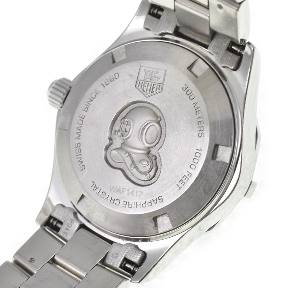 with paper TAG HEUER Aqua racer WAF1417.BA0812 Blue shell Dial Quartz Ladies
 Watch J#142718