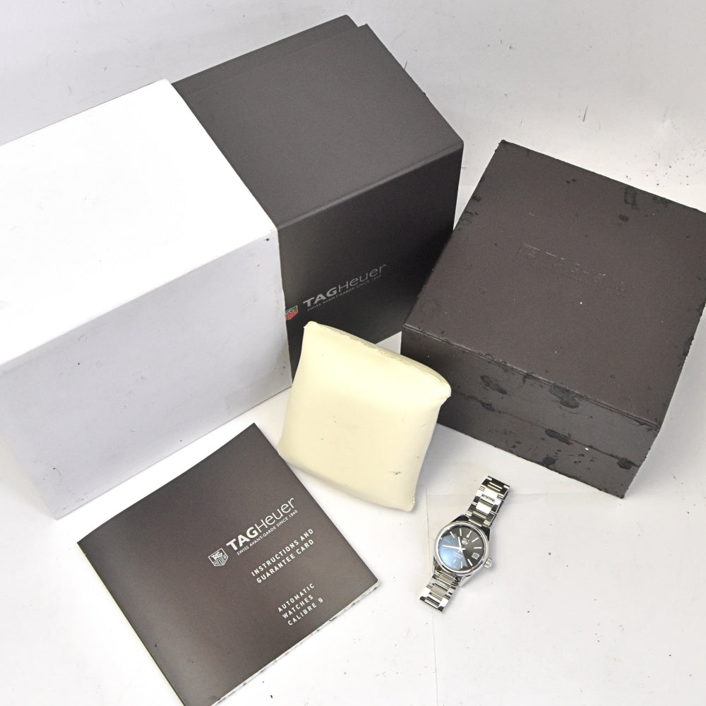 TAG HEUER Carrera Date WAR2410 Caliber 9 black Dial Automatic Ladies
 Watch J#142723