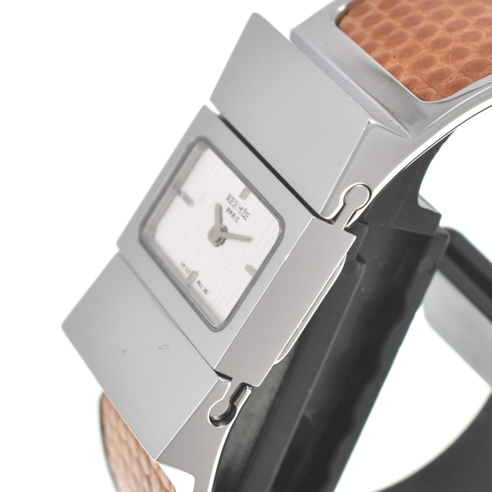 with paper HERMES Loquet L01.210 Silver Dial Quartz Ladies
 Watch J#142726