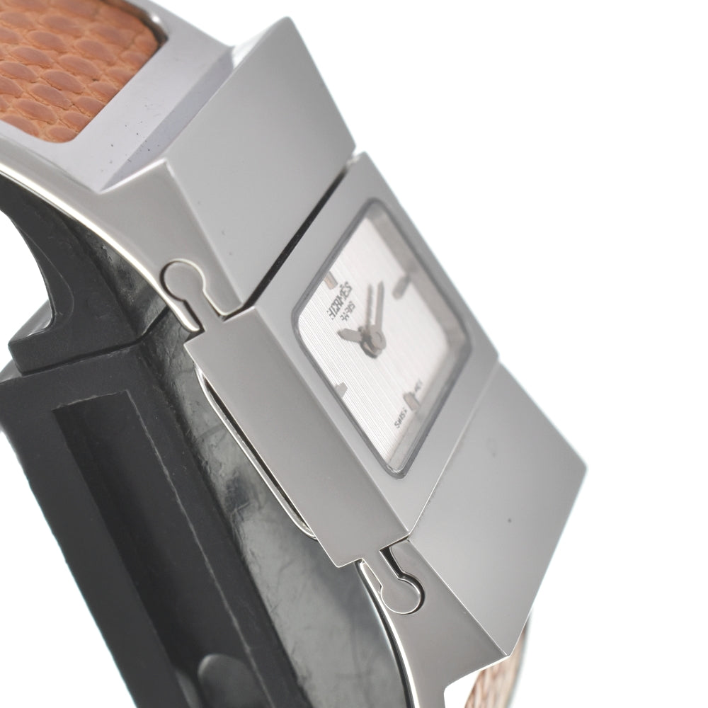 with paper HERMES Loquet L01.210 Silver Dial Quartz Ladies
 Watch J#142726