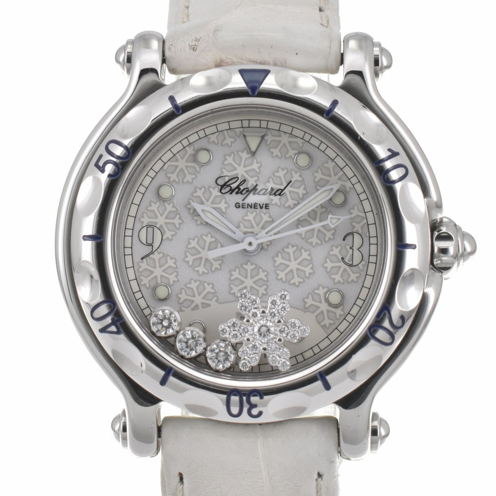 Chopard Happy sport snowflake diamond 27/8949 white Dial Quartz Ladies
 Watch J#142729