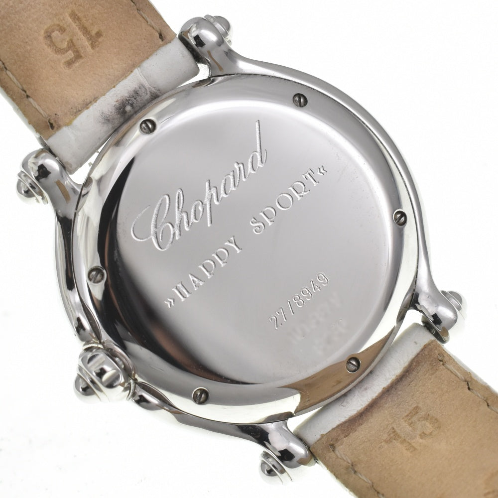 Chopard Happy sport snowflake diamond 27/8949 white Dial Quartz Ladies
 Watch J#142729
