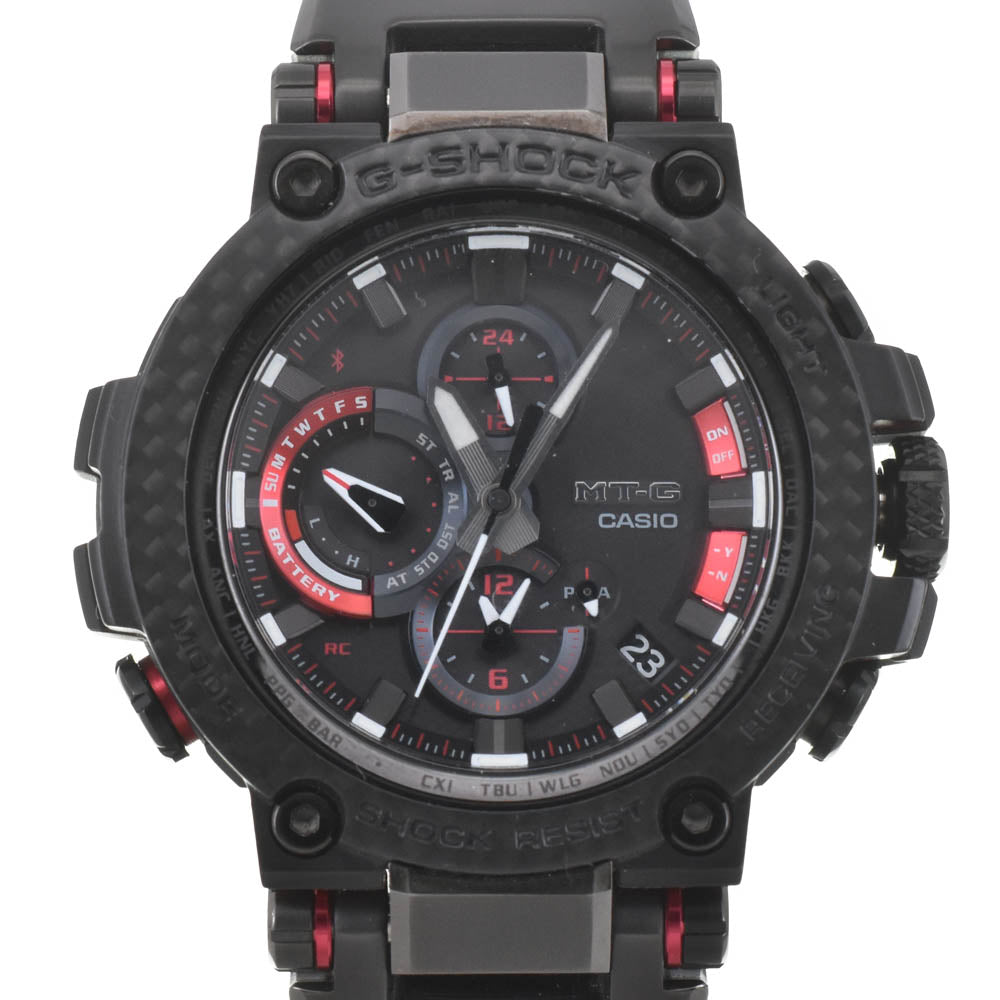 with paper CASIO G-SHOCK MT-G MTG-B1000XBD-1AJF black Dial Radio Sync Solar Men's
 Watch J#142732