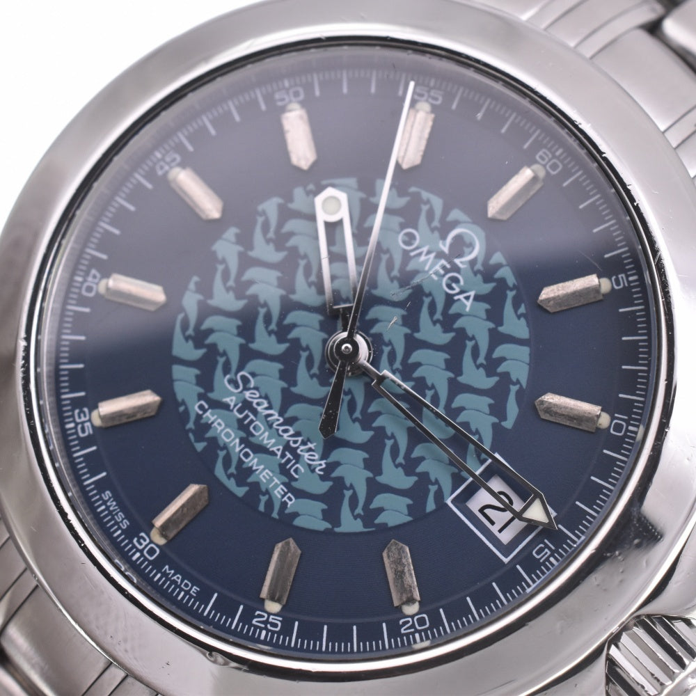 OMEGA Seamaster Jack Mayor 1997 2500.80 Limited item blue Dial Automatic Men's
 Watch K#142737
