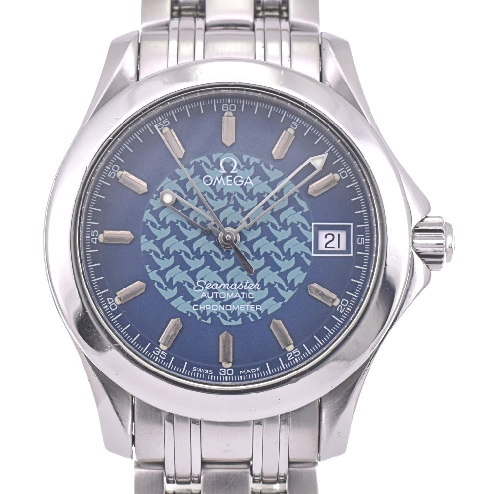 OMEGA Seamaster Jack Mayor 1997 2500.80 Limited item blue Dial Automatic Men's
 Watch K#142737