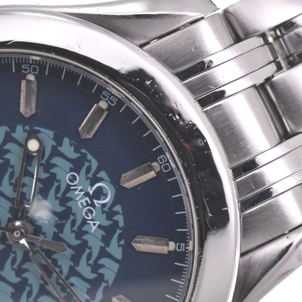 OMEGA Seamaster Jack Mayor 1997 2500.80 Limited item blue Dial Automatic Men's
 Watch K#142737